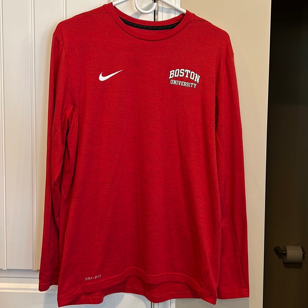 Boston University Men’s Nike Long-Sleeve Dri-Fit Shirt